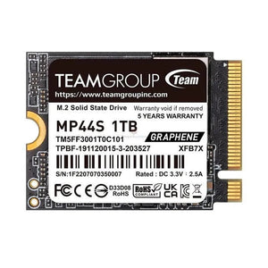 SSD TEAMGROUP MP44S M.2 1TB PCIe GEN 4.0 X4 CON NVMe - UNIDAD EN ESTADO SÓLIDO DE ALTO RENDIMIENTO