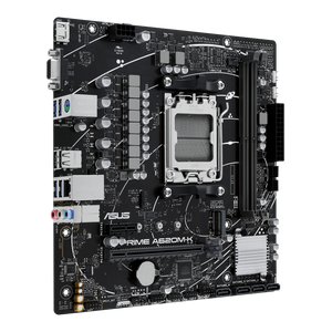 PLACA BASE ASUS PRIME A620M-K MATX AM5 DDR5: RENDIMIENTO SUPERIOR PARA GAMERS Y PROFESIONALES CON VGA, HDMI, PCI E 4.0