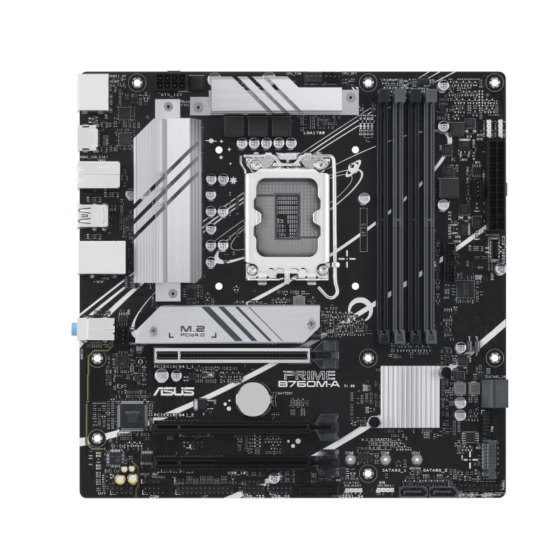 MOTHERBOARD ASUS PRIME B760M A CSM LGA 1700 MICRO ATX DDR5 WIFI ENTERPRISE GIGABIT LAN