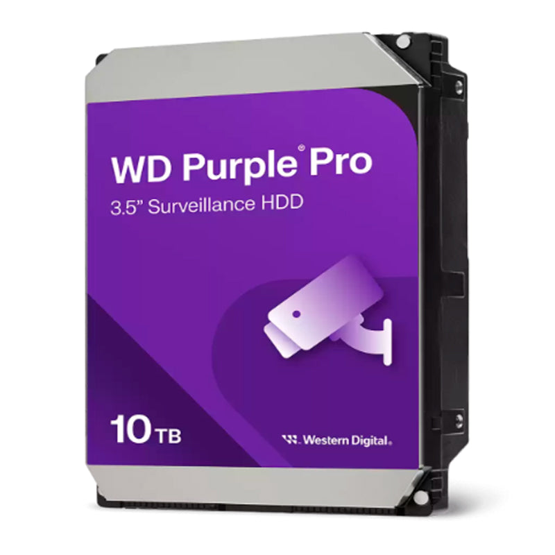 DISCO DURO INTERNO WESTERN DIGITAL WD PURPLE PRO SURVEILLANCE 10 TB - SATA 6 GB/S, CACHÉ DE 512 MB, 3.5