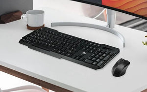 COMBO INALÁMBRICO XTECH XTK-309S: MOUSE Y TECLADO MULTIMEDIA EN ESPAÑOL DE ALTA CALIDAD